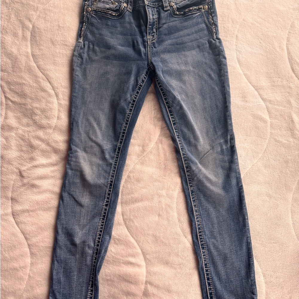 Miss Me Light Blue Skinny Jeans